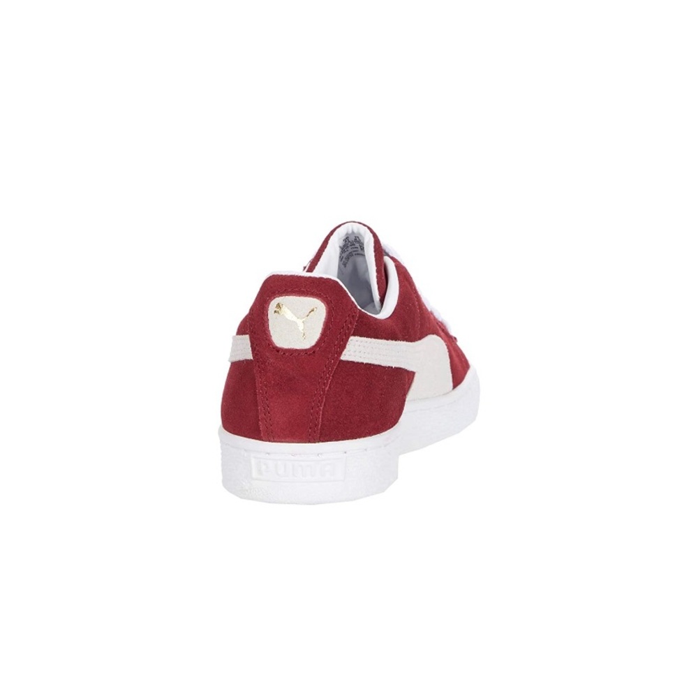 Puma Men’s Suede Classic XXI Sneaker Cabernet-Puma White Size 9 New - Picture 5 of 16